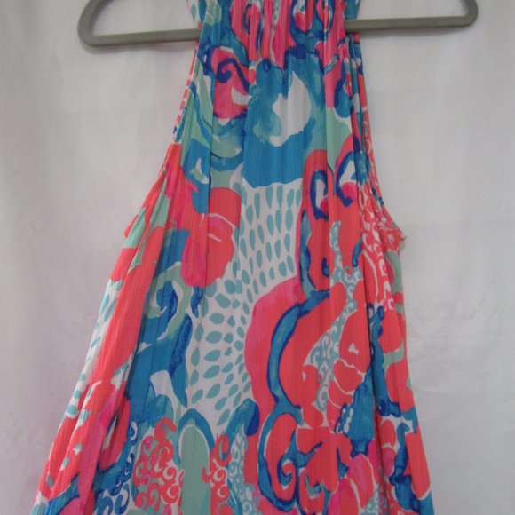 Lilly Pulitzer S Roxi Crinkle Tassel Dress - Picture 7 of 9